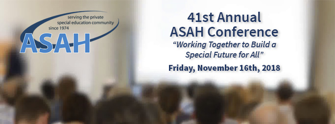 ASAH 2018 Conference Banner - November 16th, 2018 