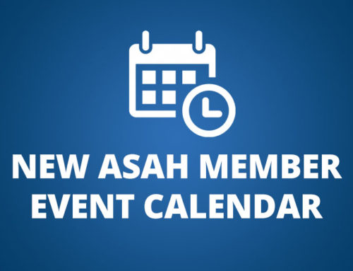 New ASAH Member Event Calendar